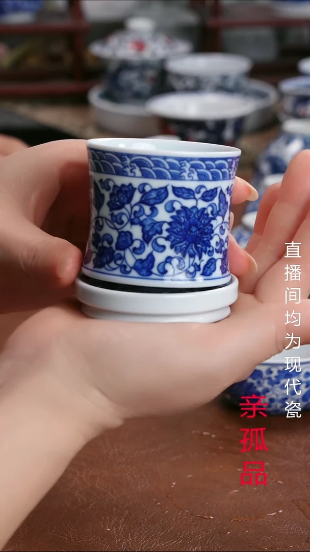 景德镇高端茶器景德镇墨奈纯手工手绘高端茶器