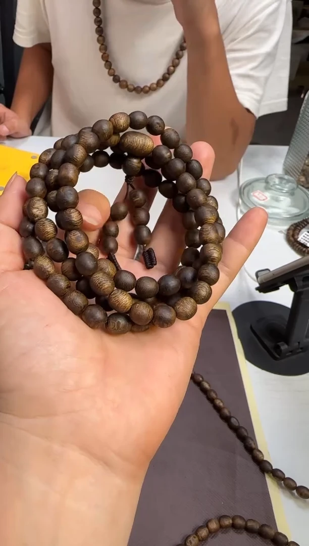 手串沉香99沉海南熟结奇楠留疤多圈多样性发1