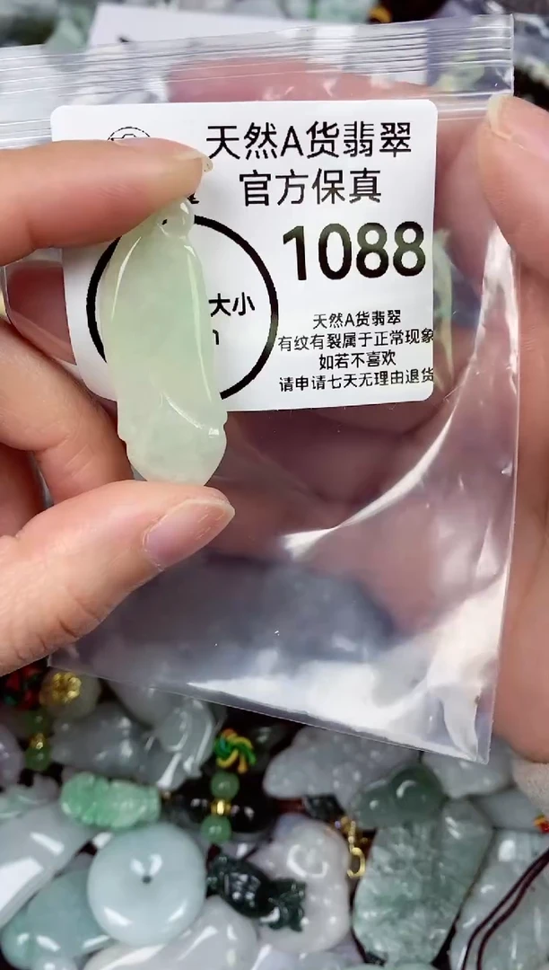【闪购商品】翡翠颈饰未镶嵌天然A货翡翠1088
