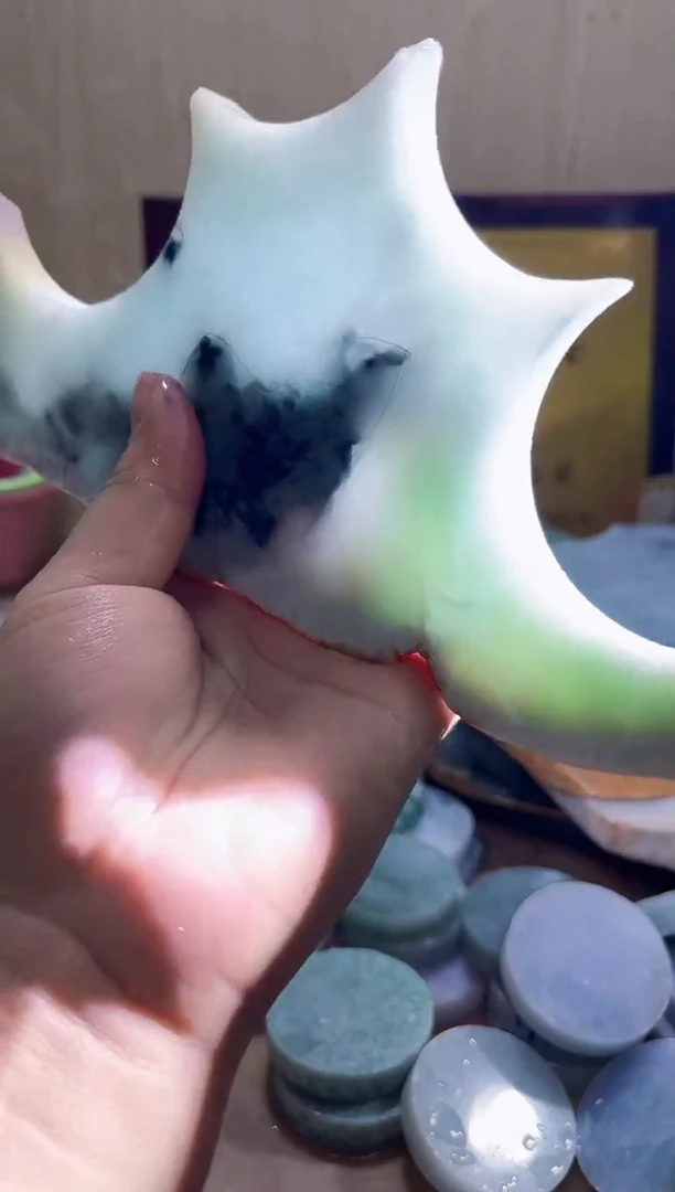 翡翠挂件未镶嵌A货常星2653