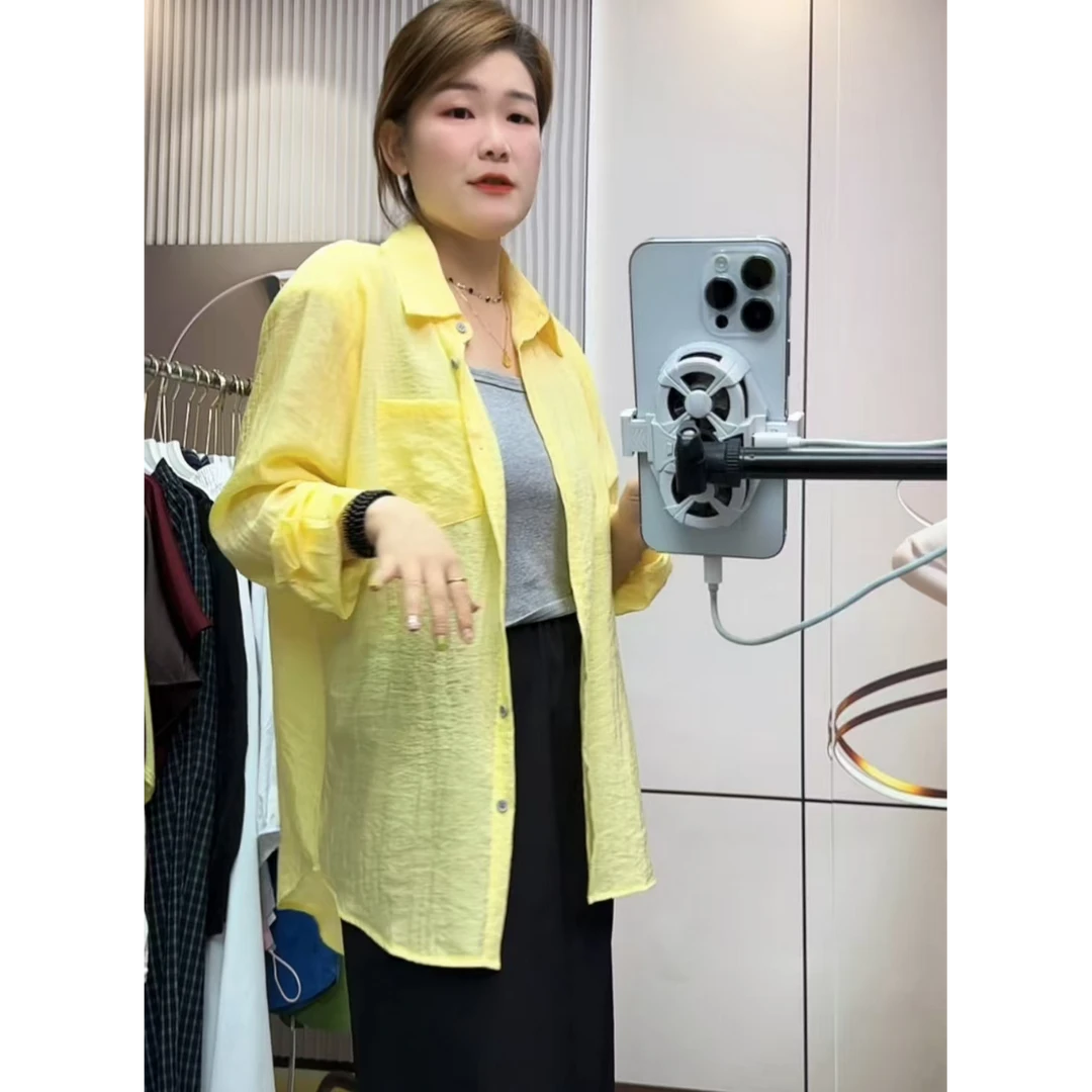 高级审美 后背镂空小香风衬衫