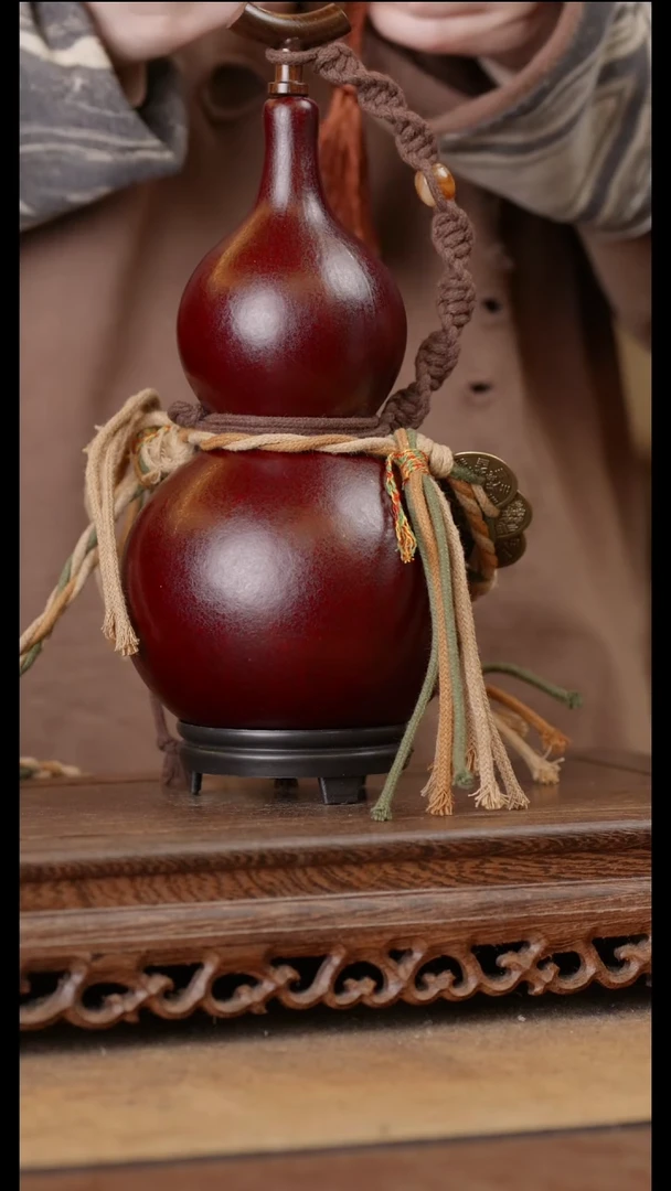 117号精品天然大漆酒葫芦一物一拍~