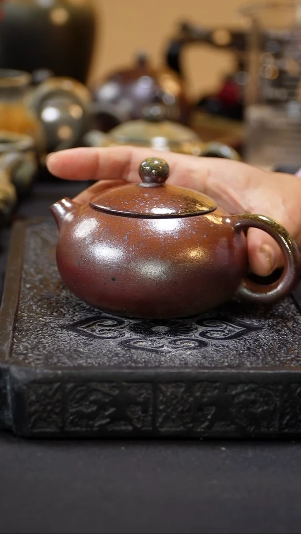 紫砂柴烧纯自然柴烧