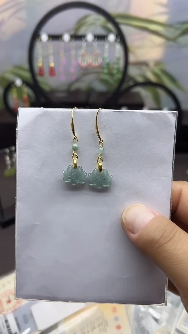 未镶嵌翡翠耳饰310