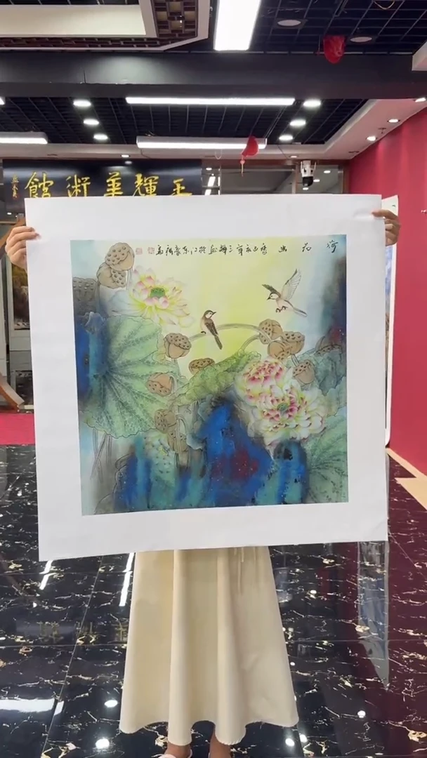 国画国画绘画山水花鸟