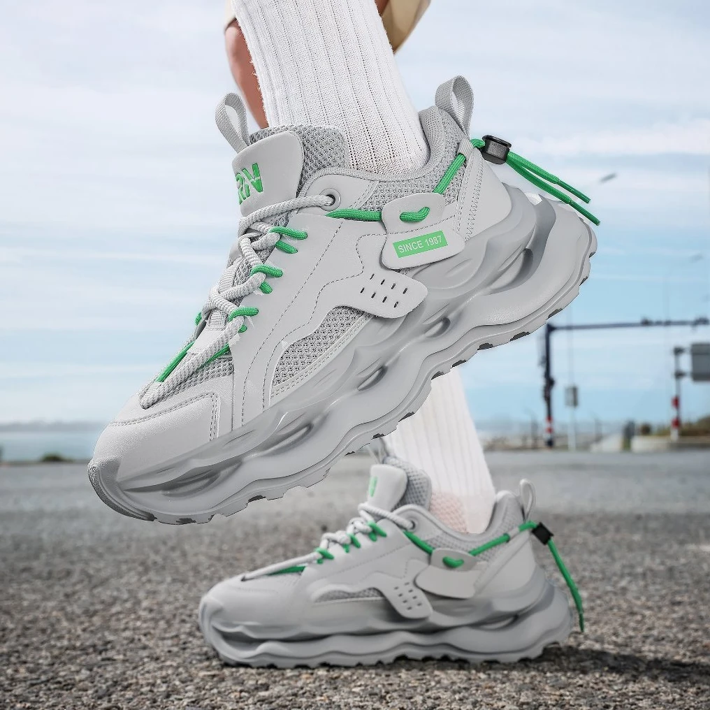 贵人鸟男士厚底增高ins休闲鞋学生百搭潮流运动鞋透气时尚老爹鞋