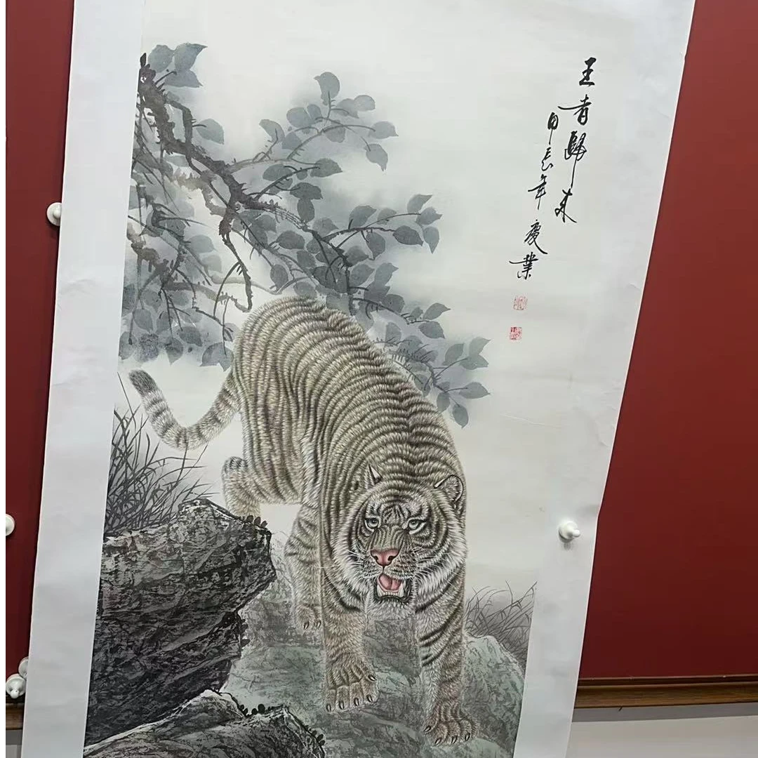 画虎村赵庆业国画作品