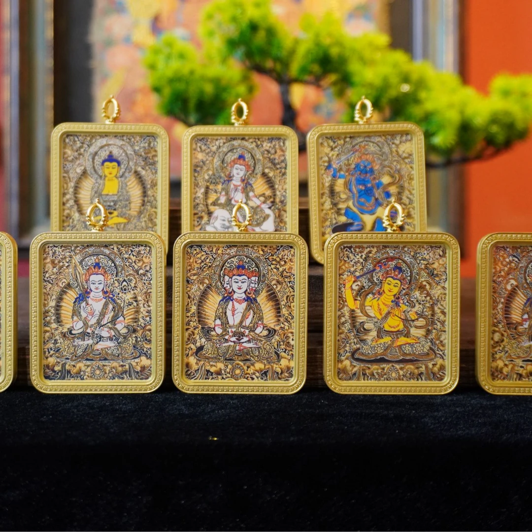 唐卡八大守护吊坠