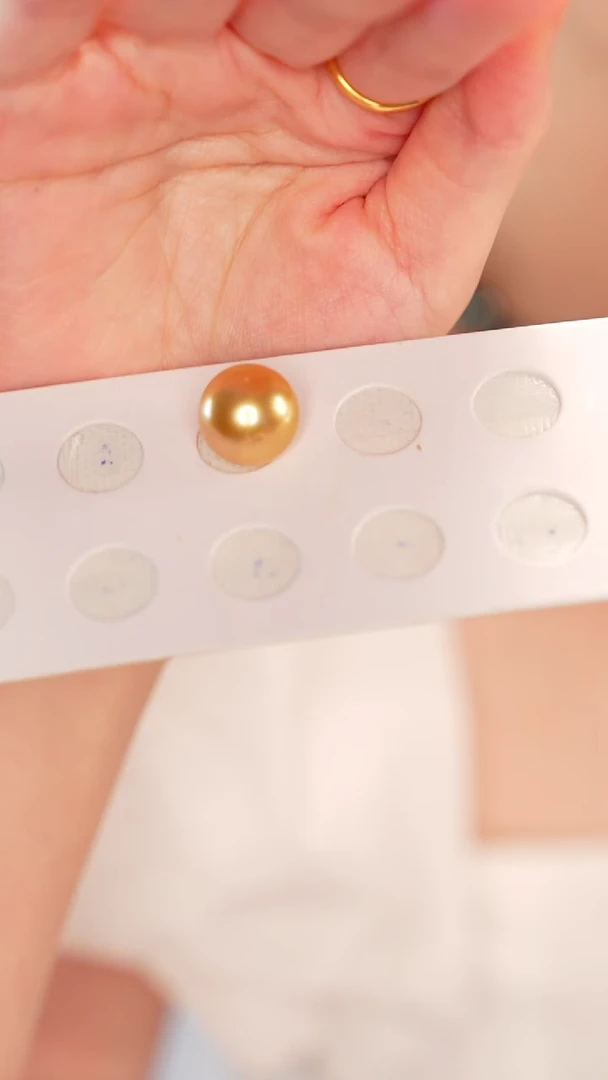 未镶嵌海水珍珠裸珠14MM裸珠（定制瓜子扣）