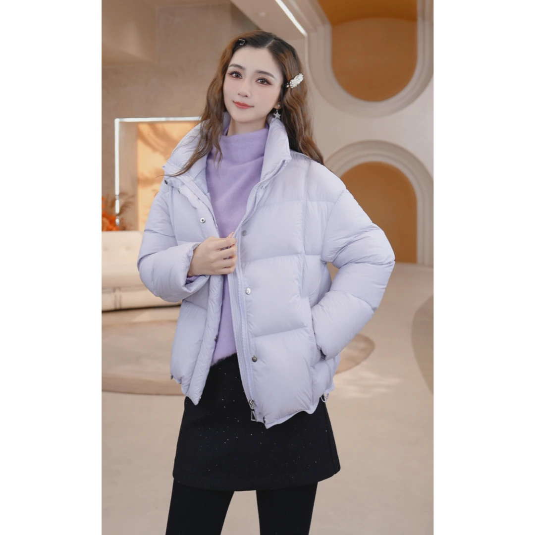 COCO BECCI【芋圆团子】95白鸭高领防风保暖羽绒外套CFJJD201124