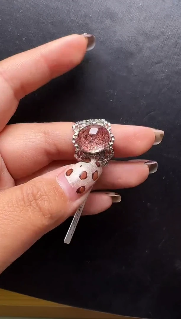 未镶嵌戒指水晶金草莓戒指 JP56580