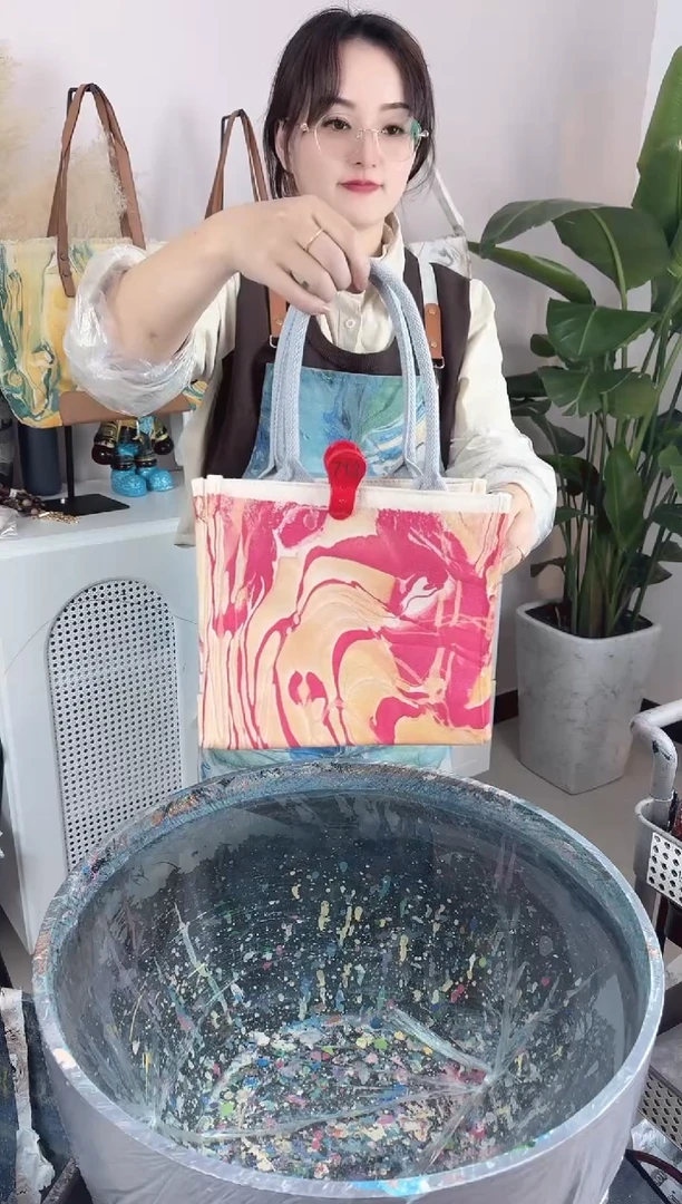帆布713小艺手作大漆包包