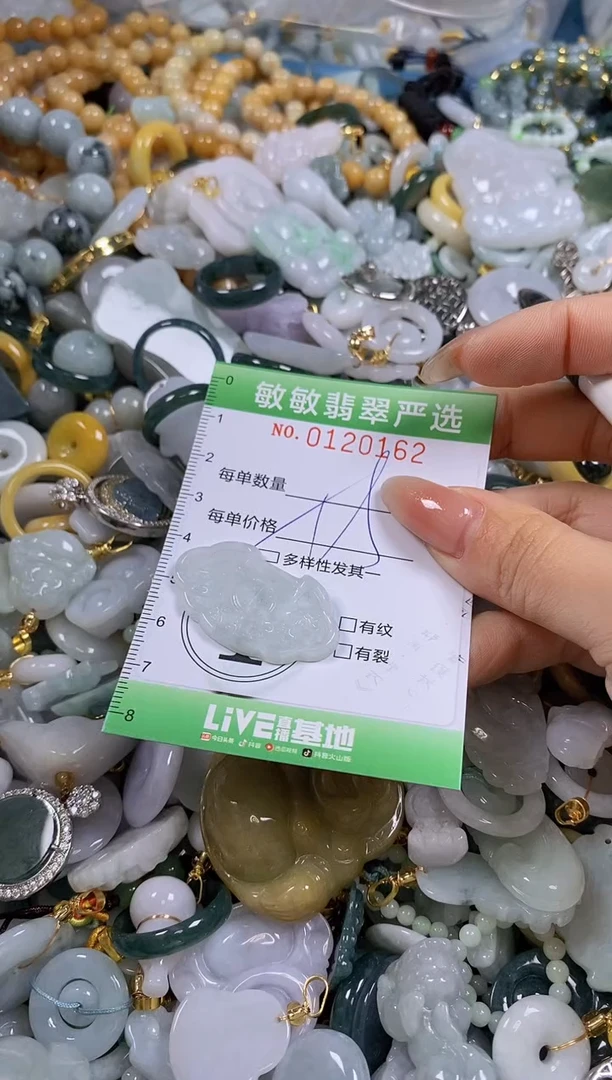 【闪购商品】翡翠颈饰未镶嵌闪购0120162多样性发其一