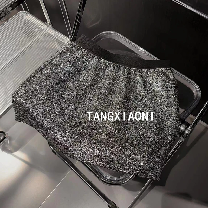 重磅 2025新 【黑银闪闪】半裙