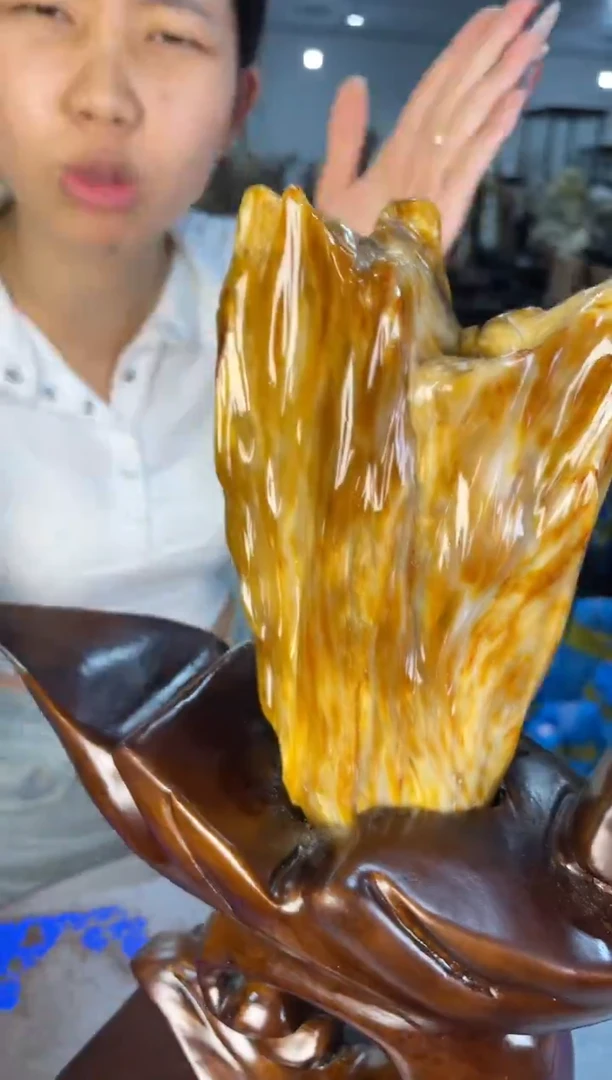 未镶嵌摆件硅化玉51