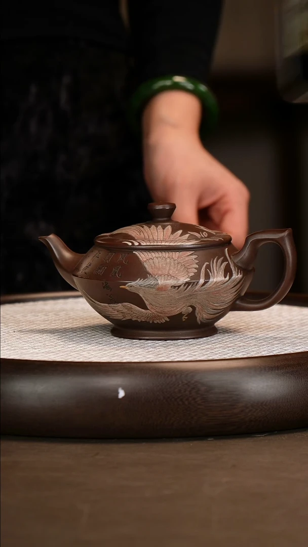 茶壶紫砂【徐孝奎】紫泥汉云      400CC