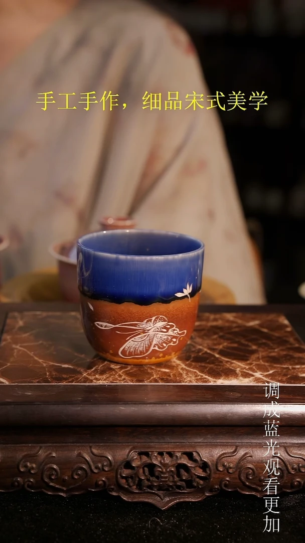 杯子等烟雨陶瓷手作主人杯