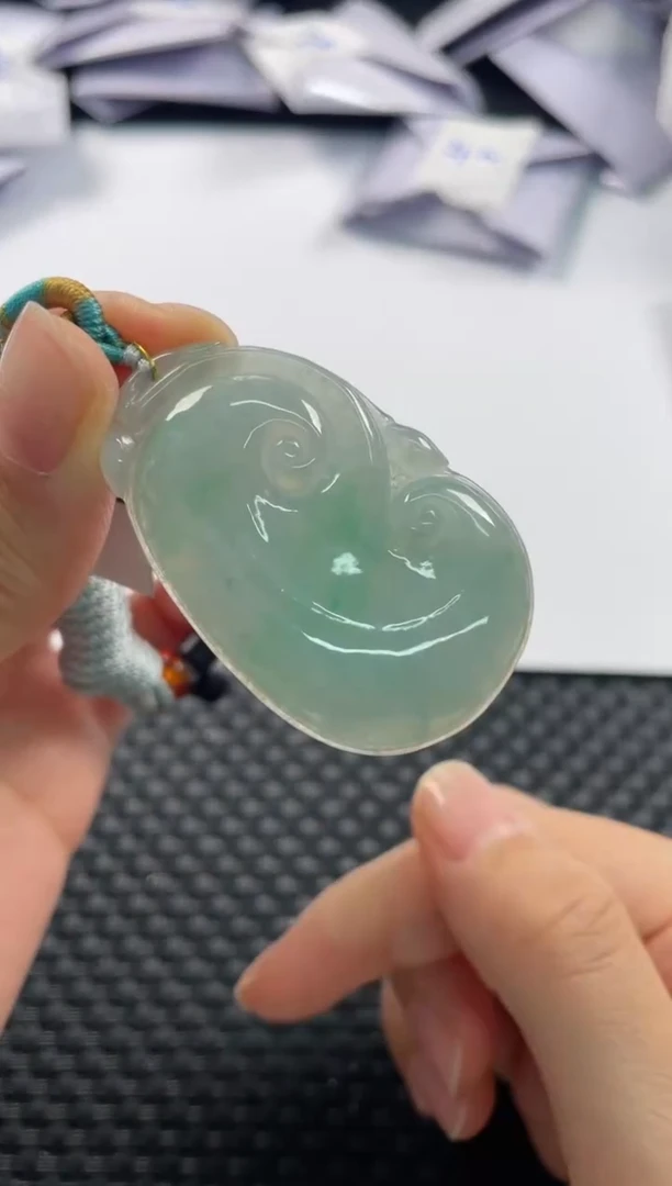 颈饰未镶嵌翡翠基地发货H 8652 如意