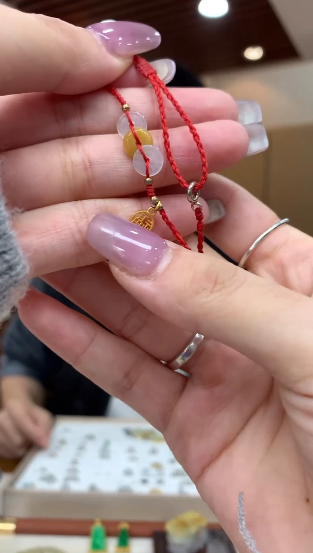 未镶嵌手绳翡翠手绳