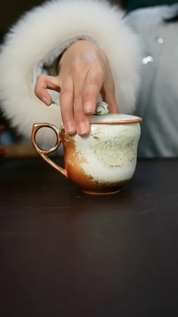 【闪购商品】景德镇陶瓷杯碗柴烧多人