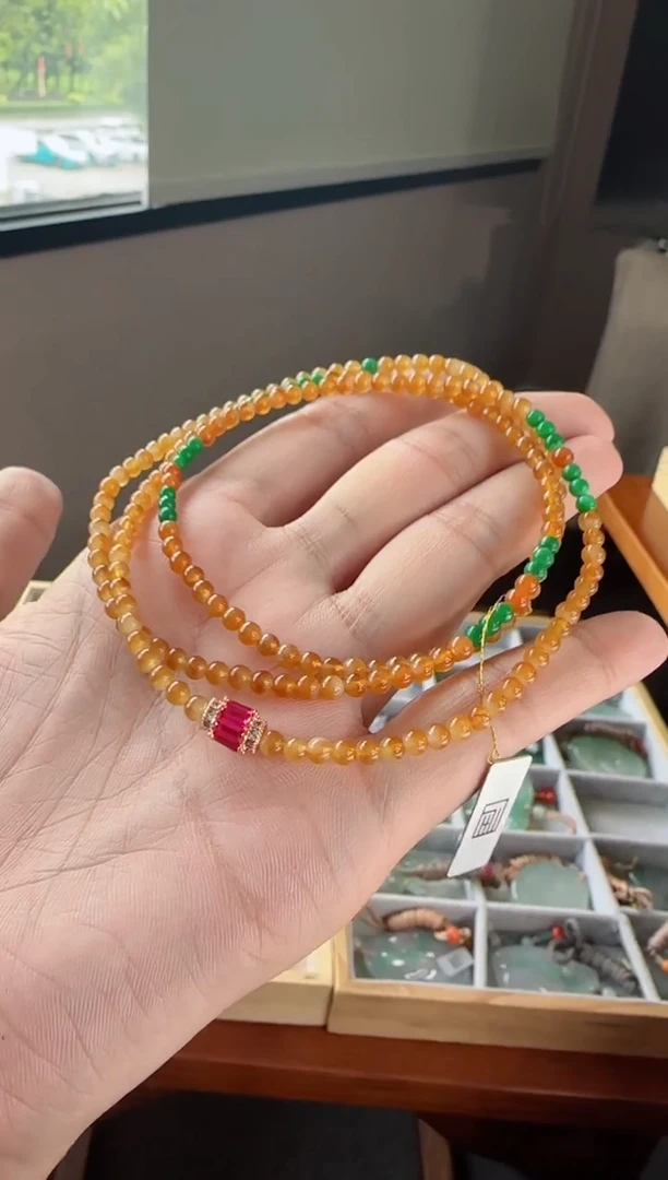 未镶嵌手串翡翠洋