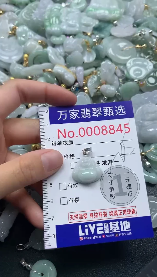 吊坠(不含链)未镶嵌翡翠8845