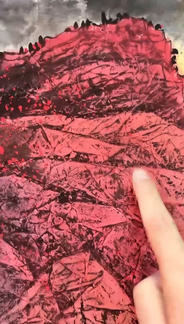 【闪购商品】国画周建真老师亲笔绘画作品2-4