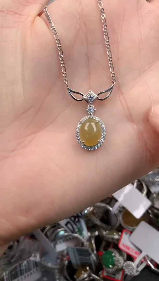 银S925镶嵌戒指翡翠777   6