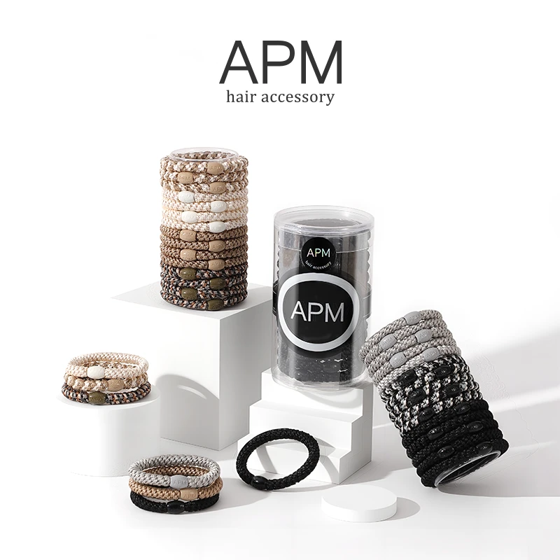 APM/时尚发圈高弹力皮筋发圈明星同款高级感发饰扎头发头绳百搭