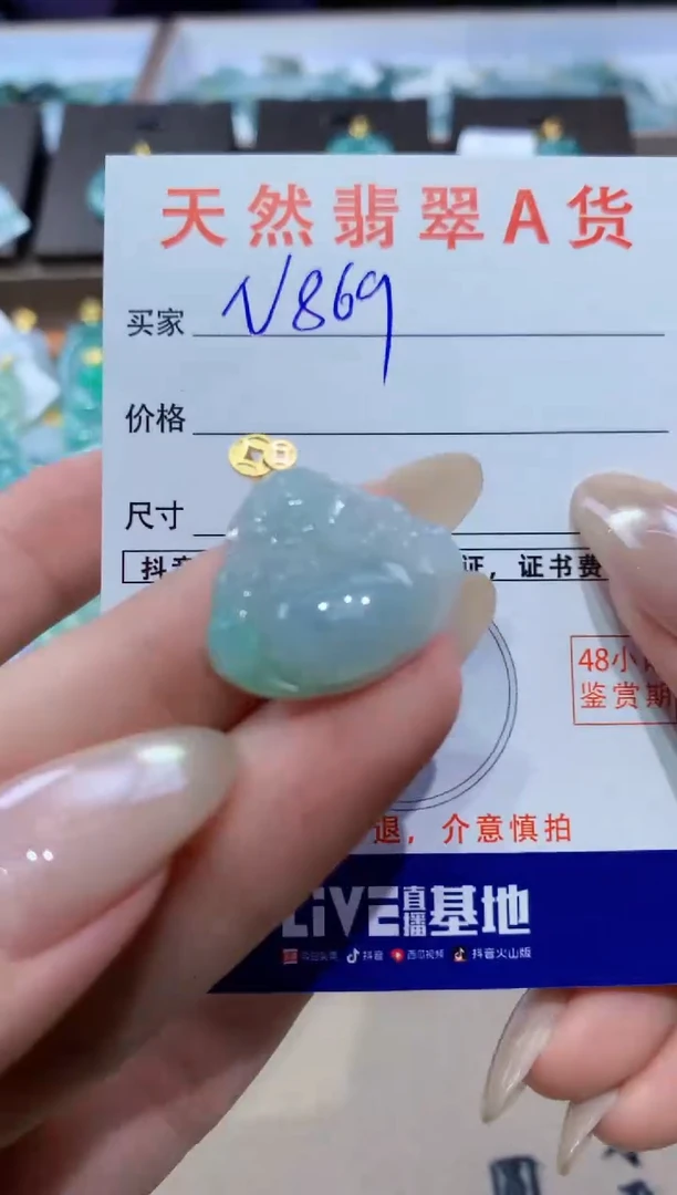 颈饰未镶嵌翡翠天然缅甸翡翠A货挂件