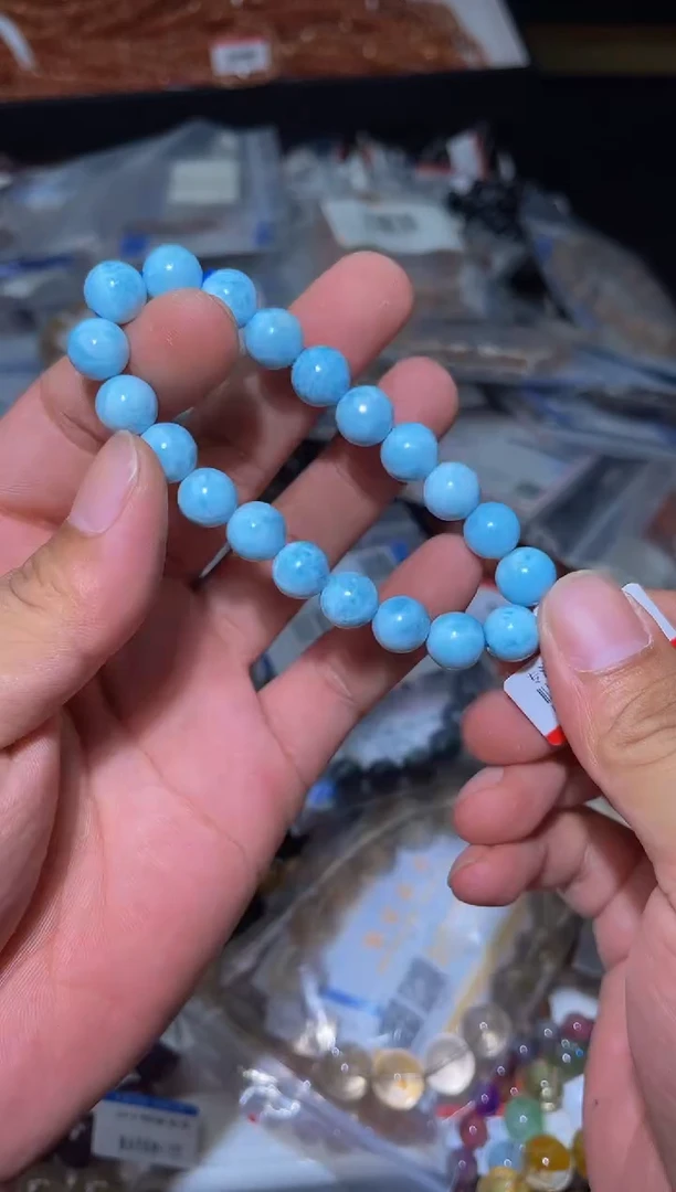 未镶嵌针钠钙石（海纹石）手链L41-多样性发其一