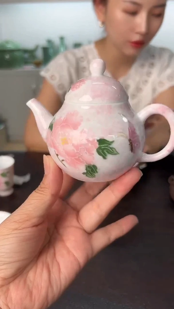 龙泉云间青瓷小米茶器