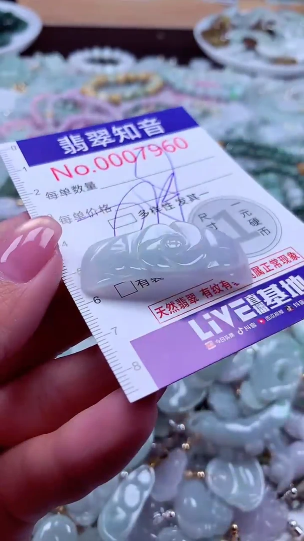 颈饰未镶嵌翡翠7960