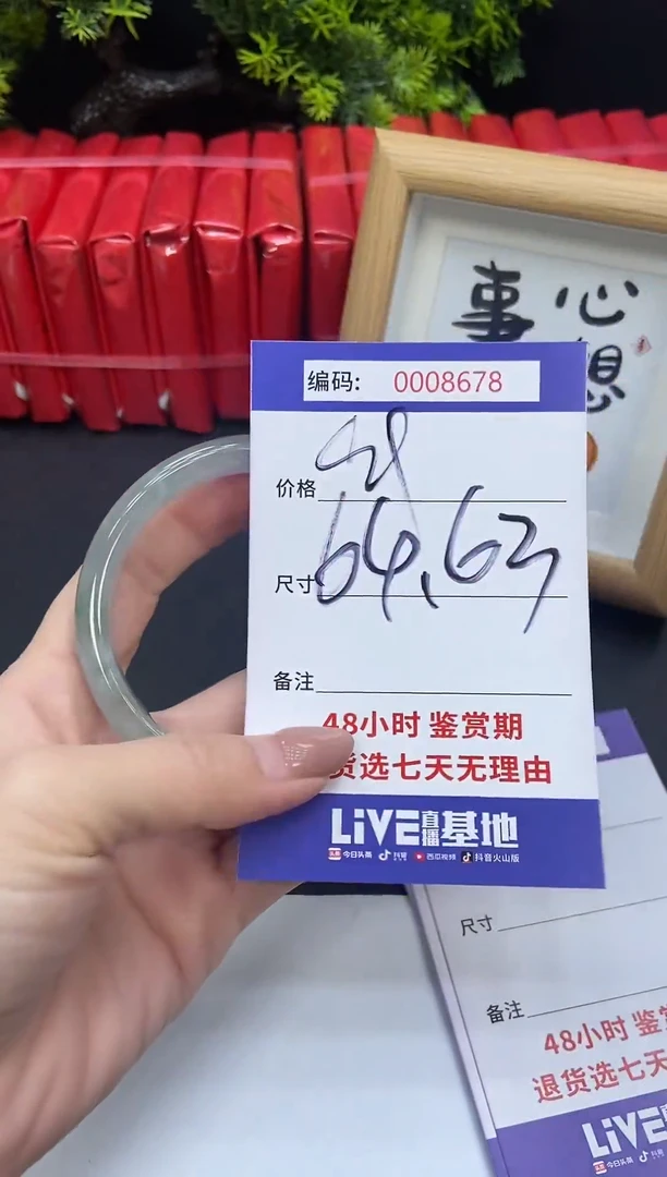 未镶嵌手镯翡翠0008678