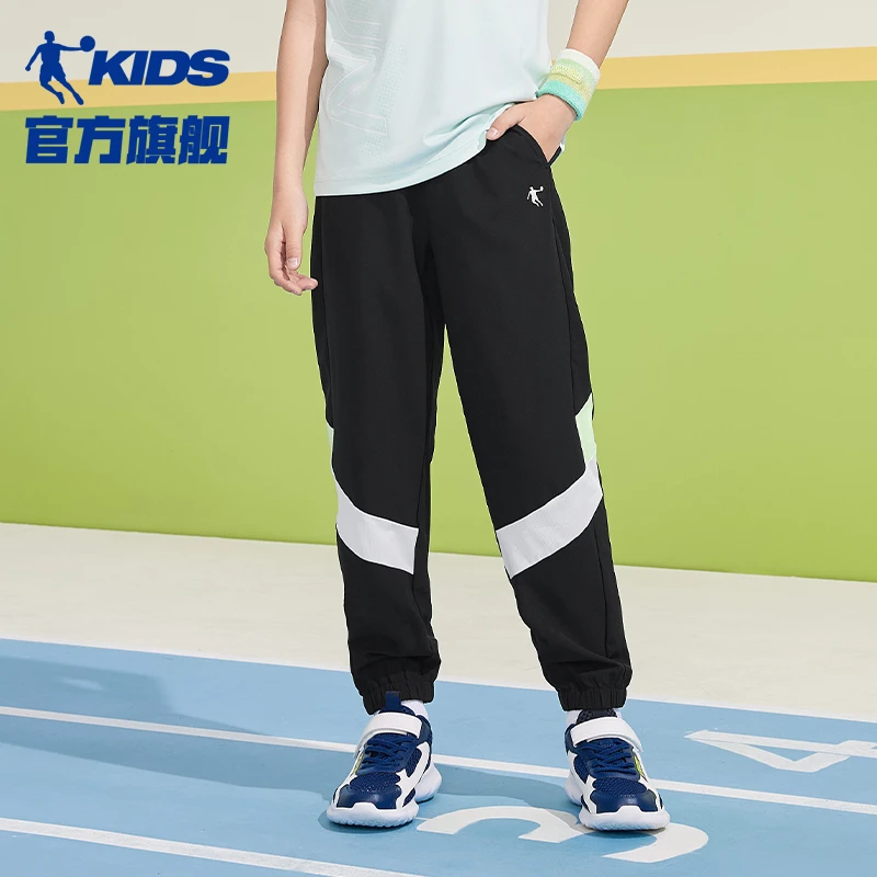 中国乔丹儿童单层运动裤薄款夏季中大童童装