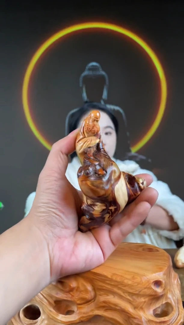 柏木（崖柏）手工摆件,先抢先得! 编号:274