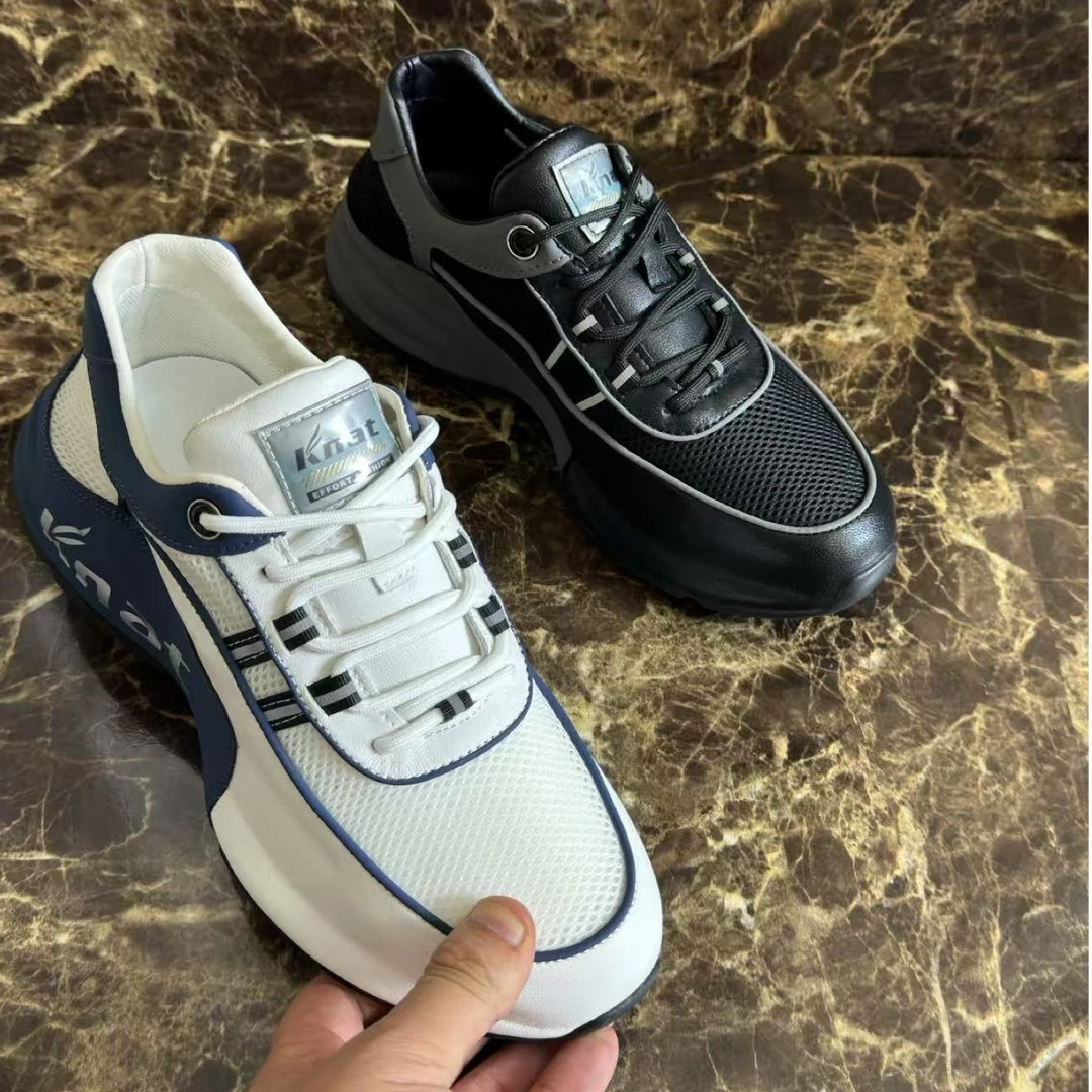 YARE鞋店新款真皮休闲男鞋百搭夏季透气                 23212-1