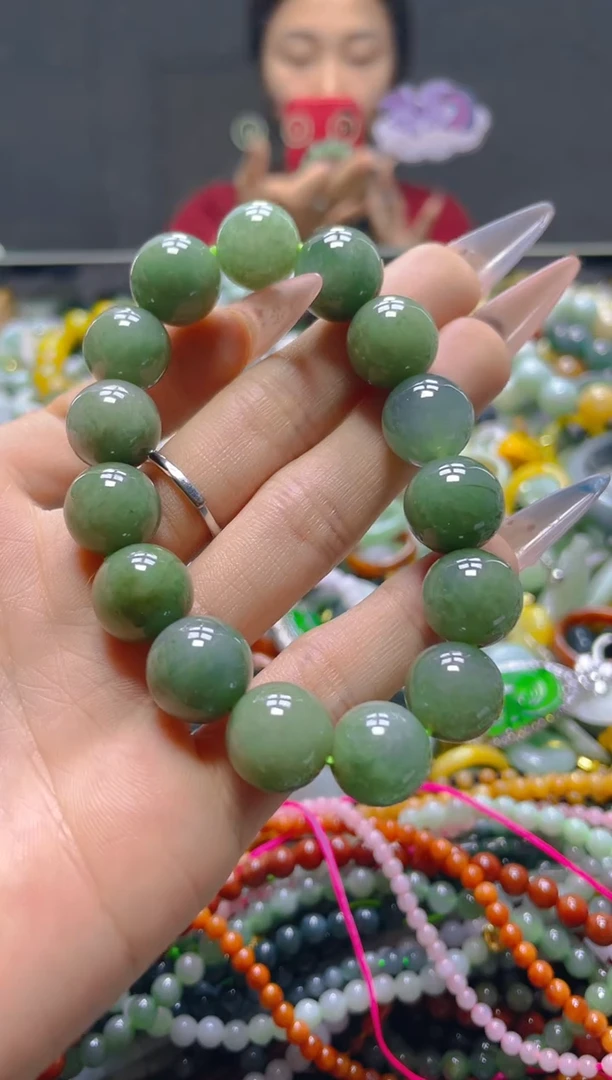 颈饰未镶嵌翡翠13MM