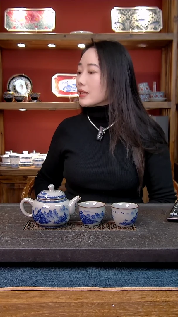 简装家用款3件套 老陶泥开片纹陶瓷茶具