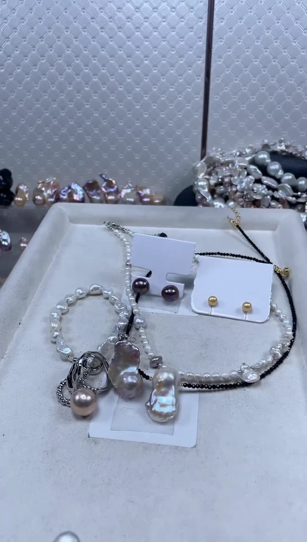 未镶嵌套装淡水珍珠【纯恬珍珠】