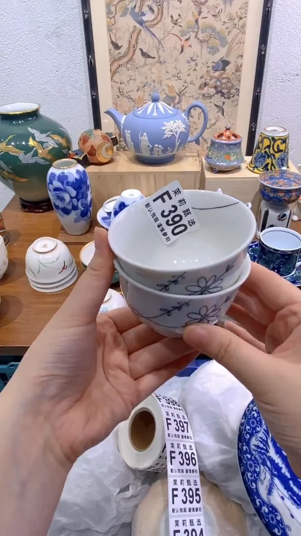瓷片梅*茉莉商品一号390