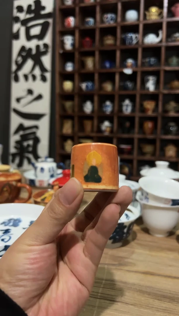 【闪购商品】观云听雨原创手绘茶具-