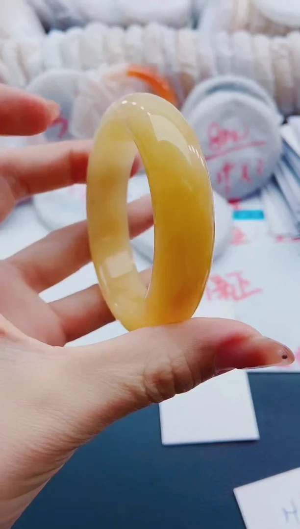 未镶嵌手镯石英质玉H45-53-54-55