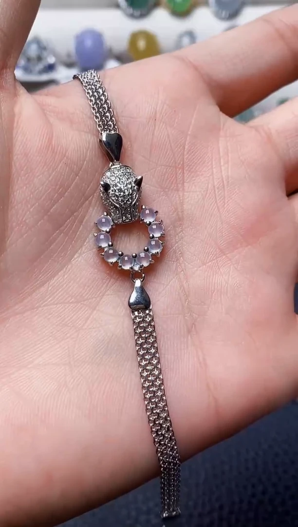 银S925镶嵌戒指翡翠3361