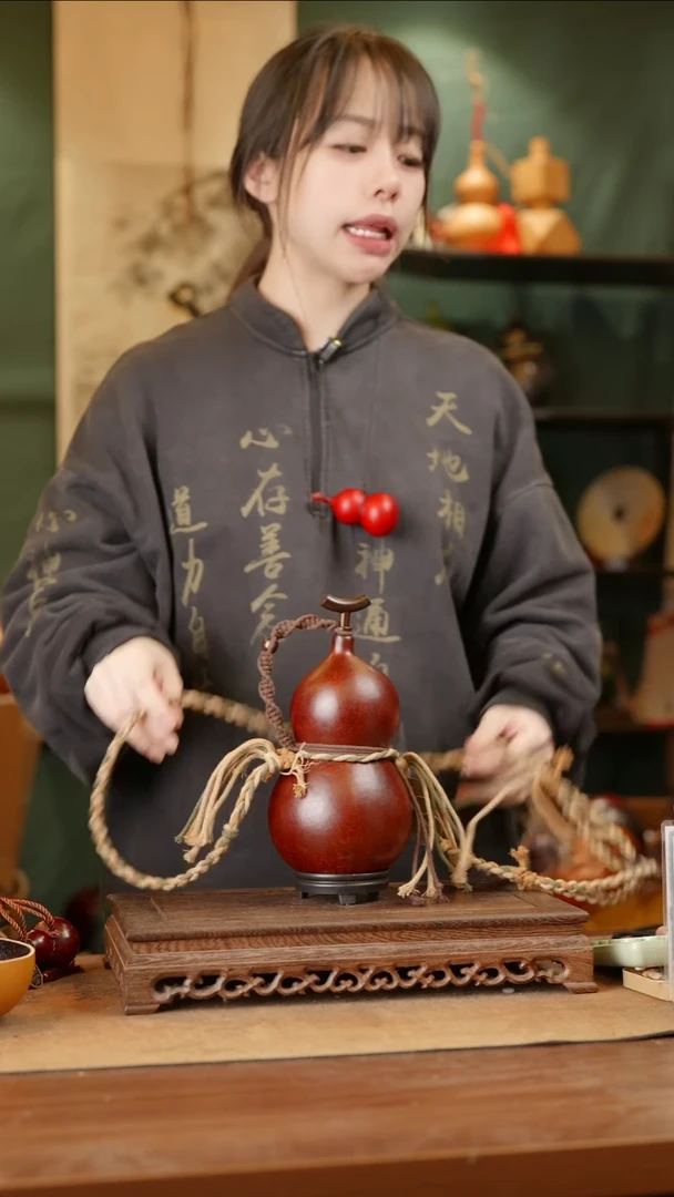 72号精品天然大漆酒葫芦一物一拍~