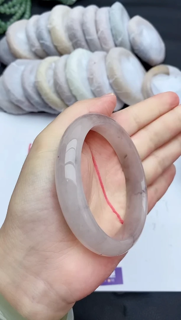 未镶嵌手镯石英质玉6+60.5