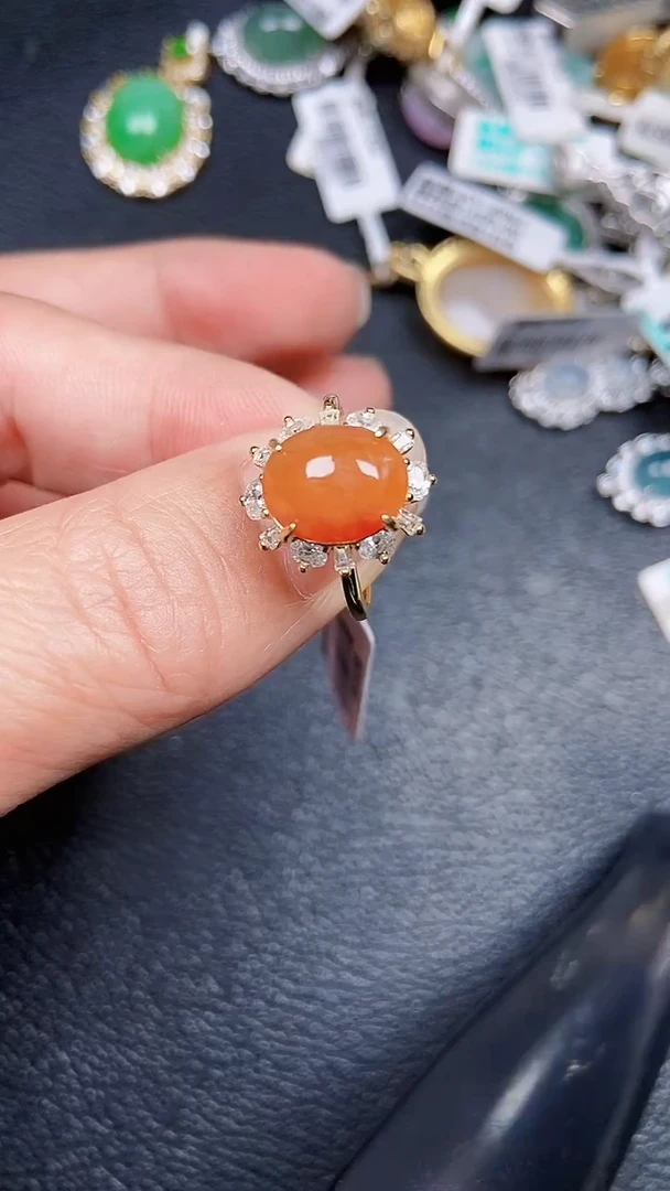 颈饰银S925镶嵌翡翠1699