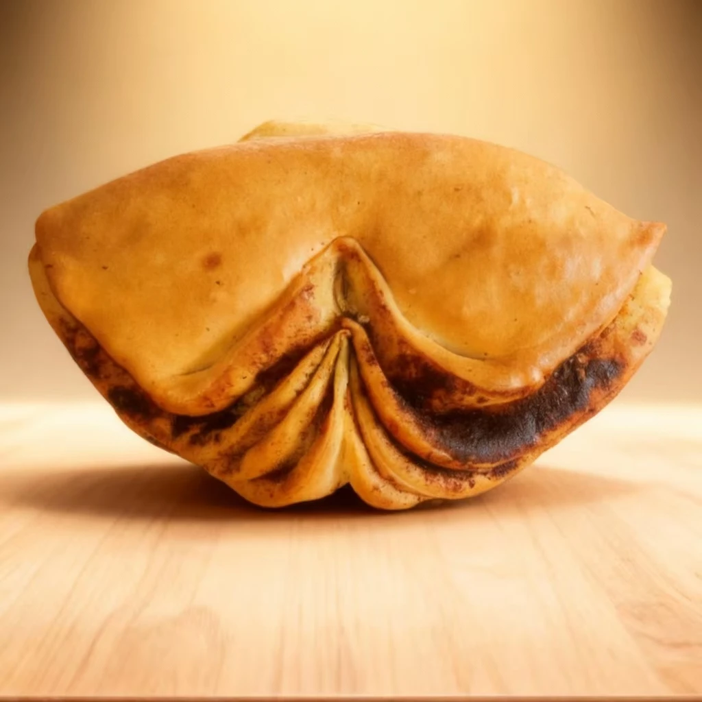 腾格里纯发面烤扇子传统工艺带来的传统老味道