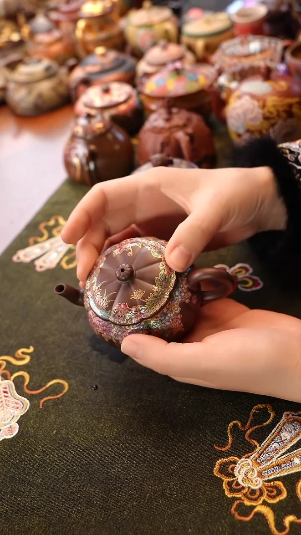 茶壶紫砂珐琅碗瓦