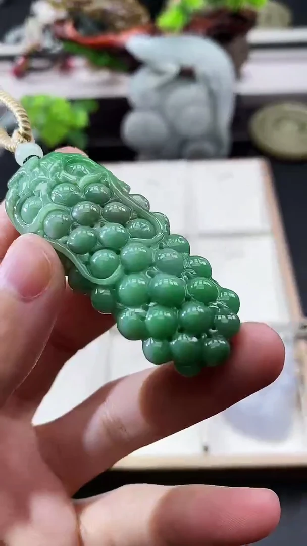 颈饰未镶嵌翡翠天然缅甸A货翡翠